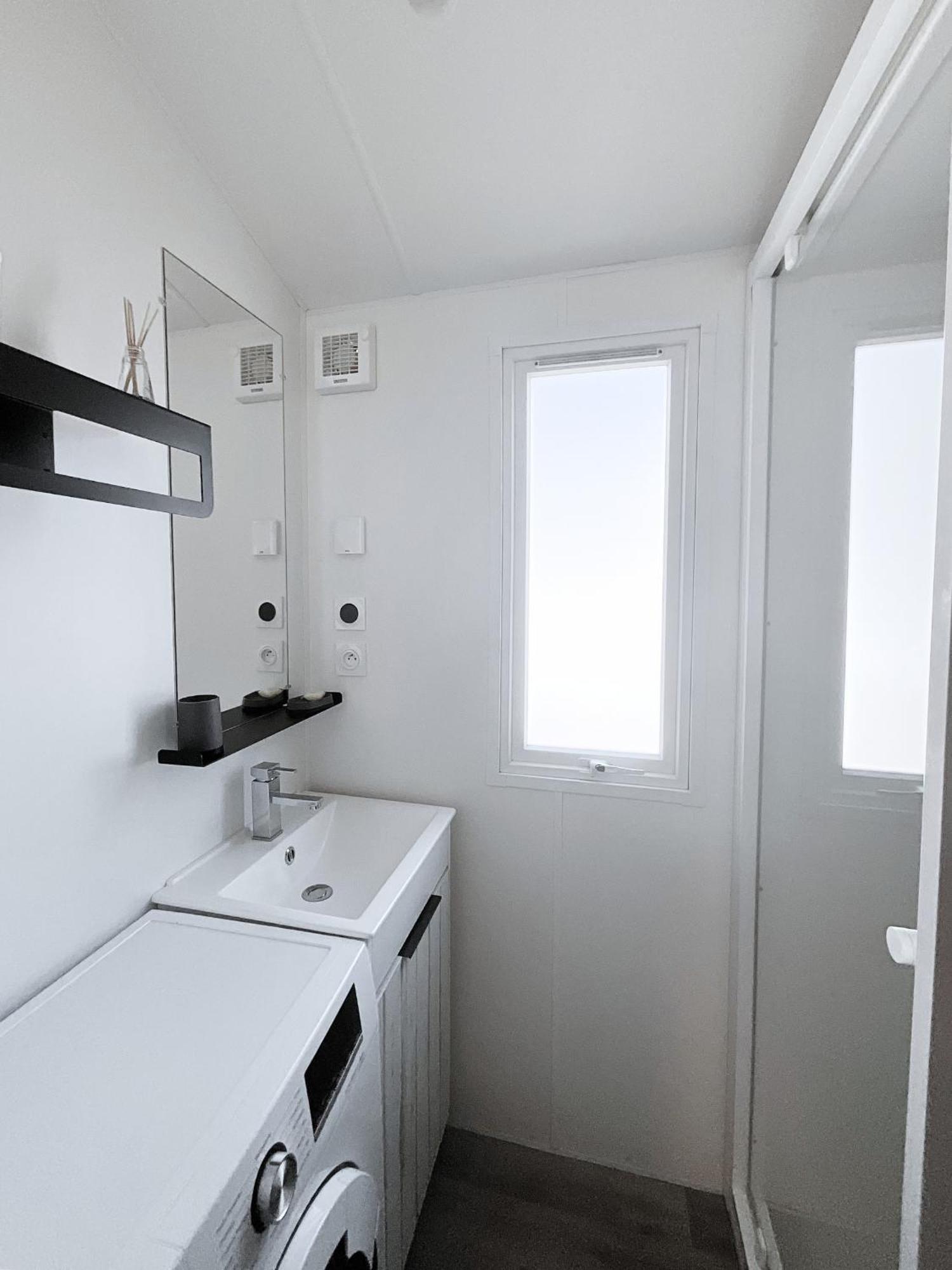 Le Ti Buch Mobilhome En Camping 4 Etoiles Avec Terrasse Plancha Et Climatisation 라테스트드뷔크 외부 사진
